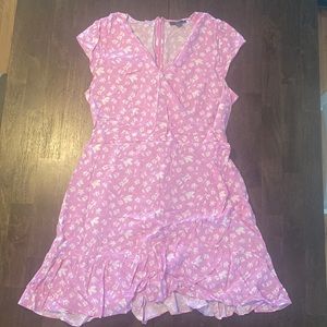 Jcrew ruffle wrap dress